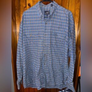 Roper men’s plaid button down shirt‎ size XL